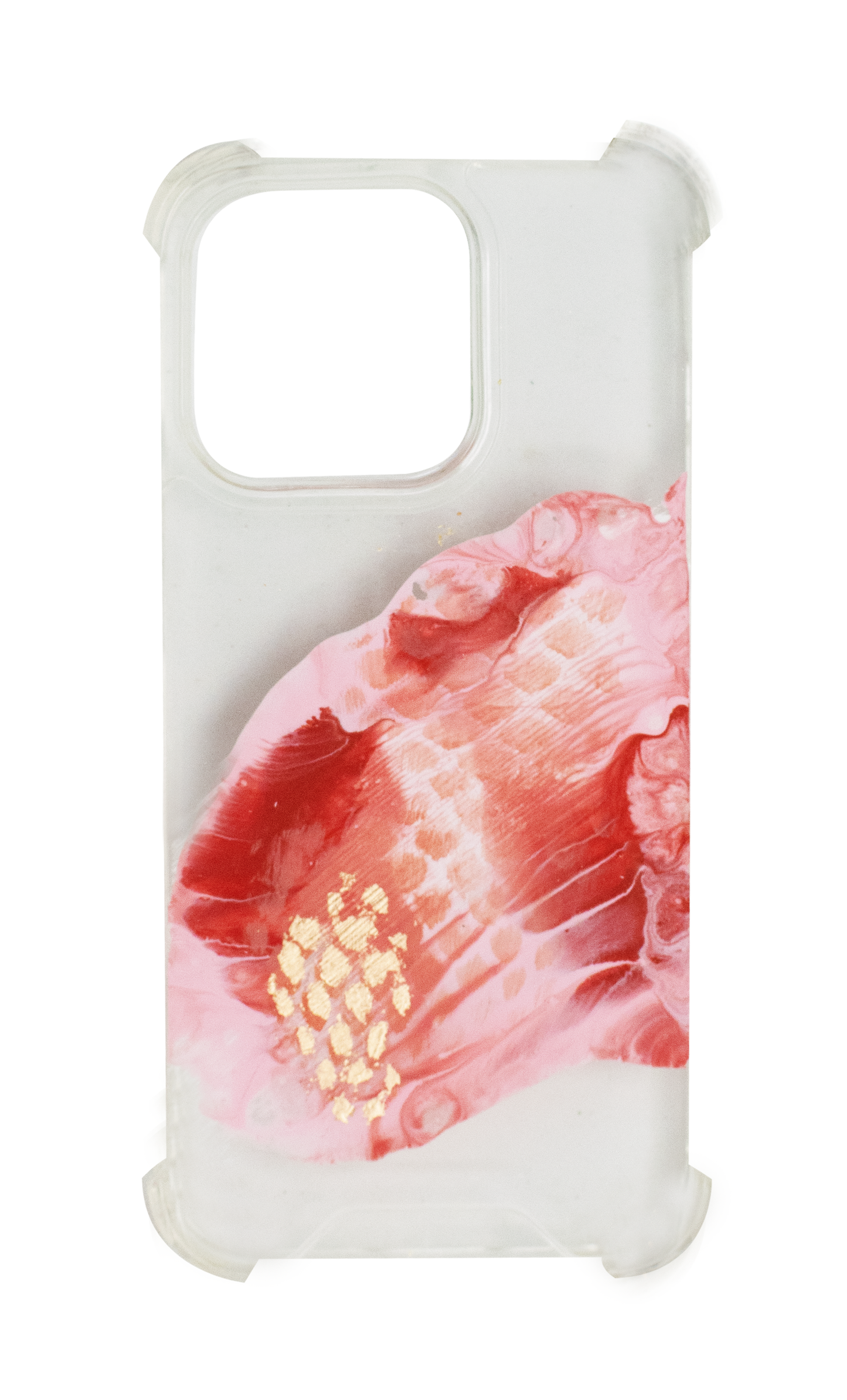 14Pro Rose Gold + transparente FL12