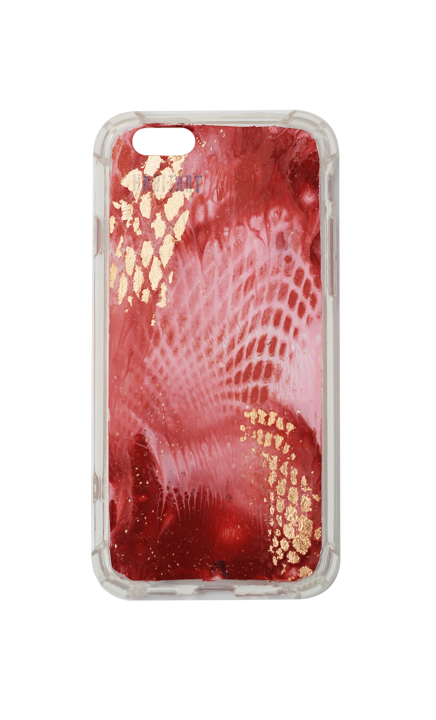 6s Rose Gold Snake Print c550