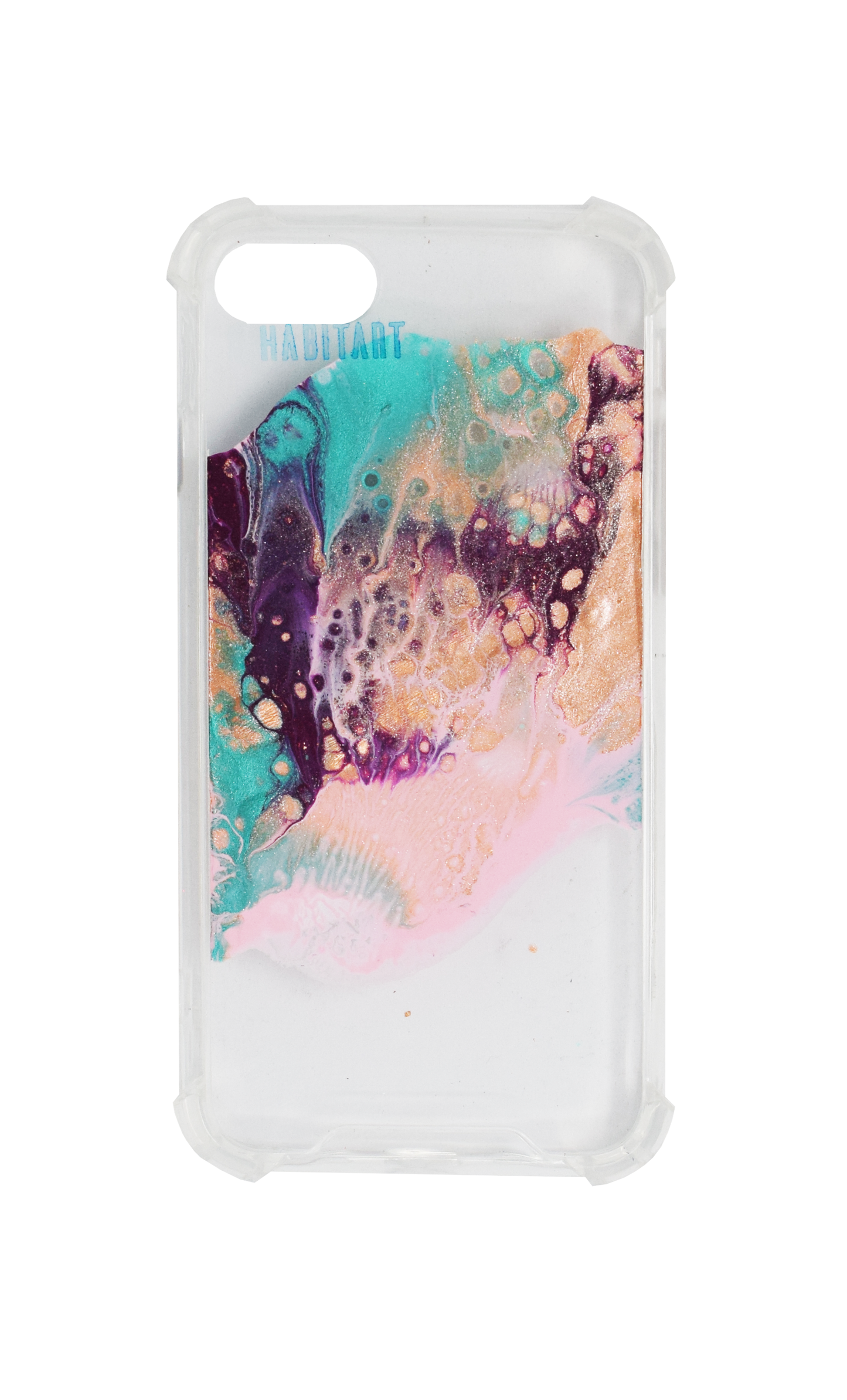 IPhoneSE Coral + TRANSPARENTE F586