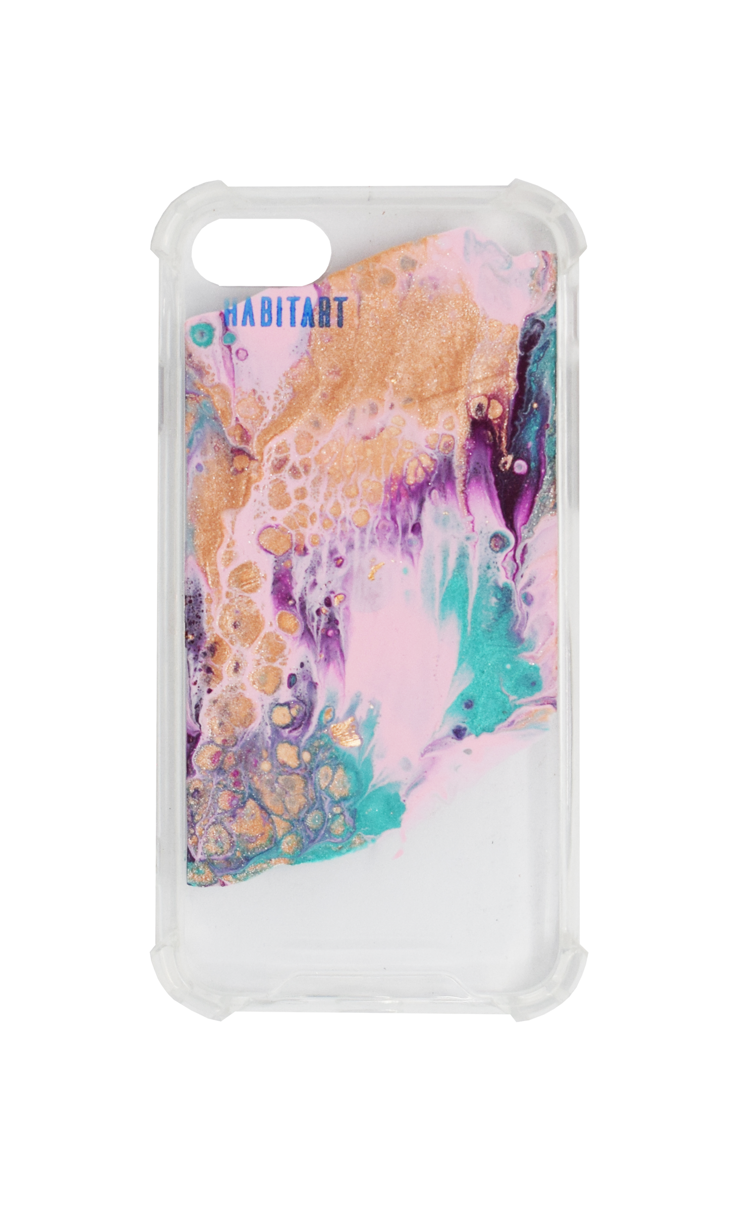 IPhoneSE Coral + TRANSPARENTE F587