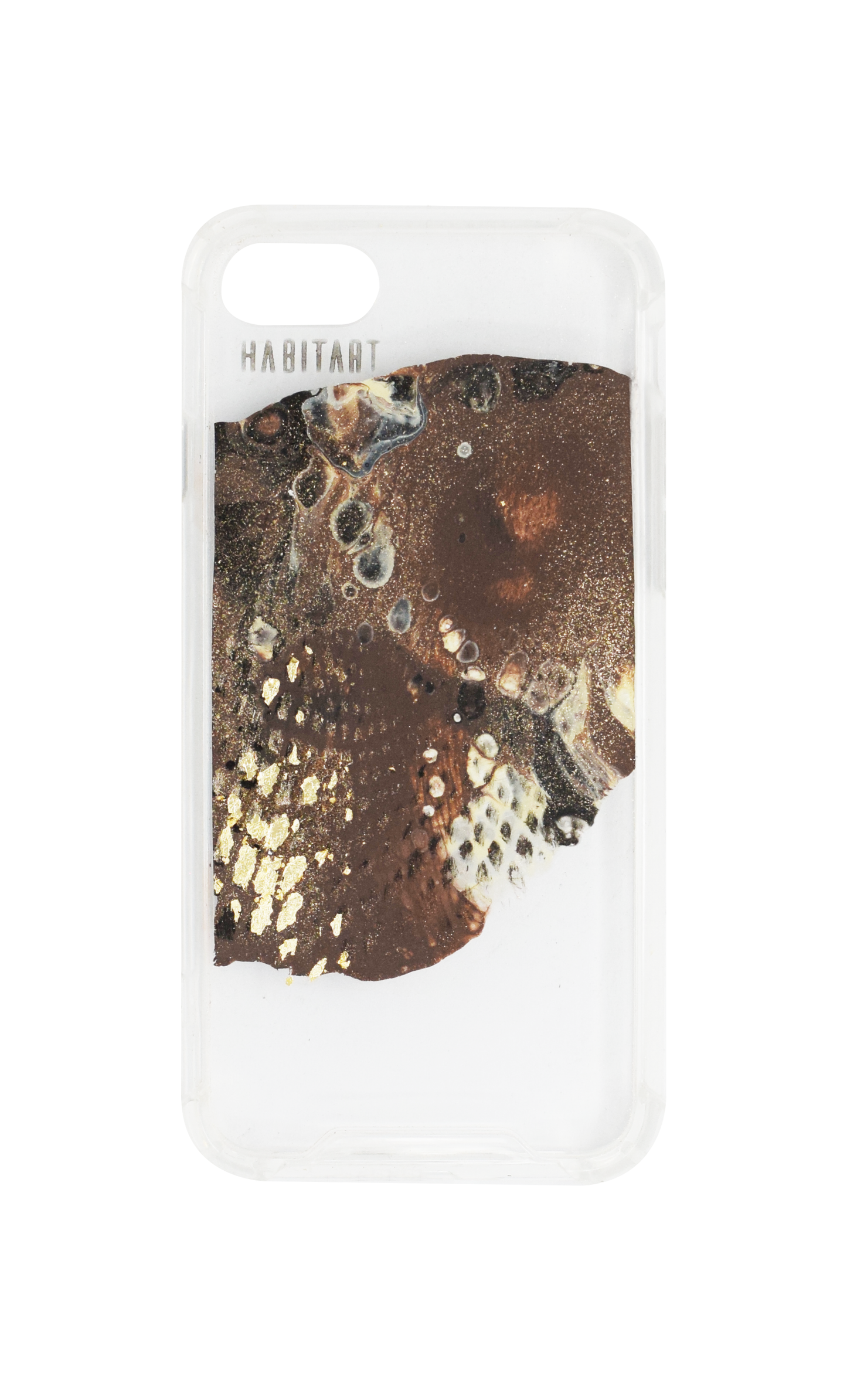IPhoneSE Brown Snake + transparente F957