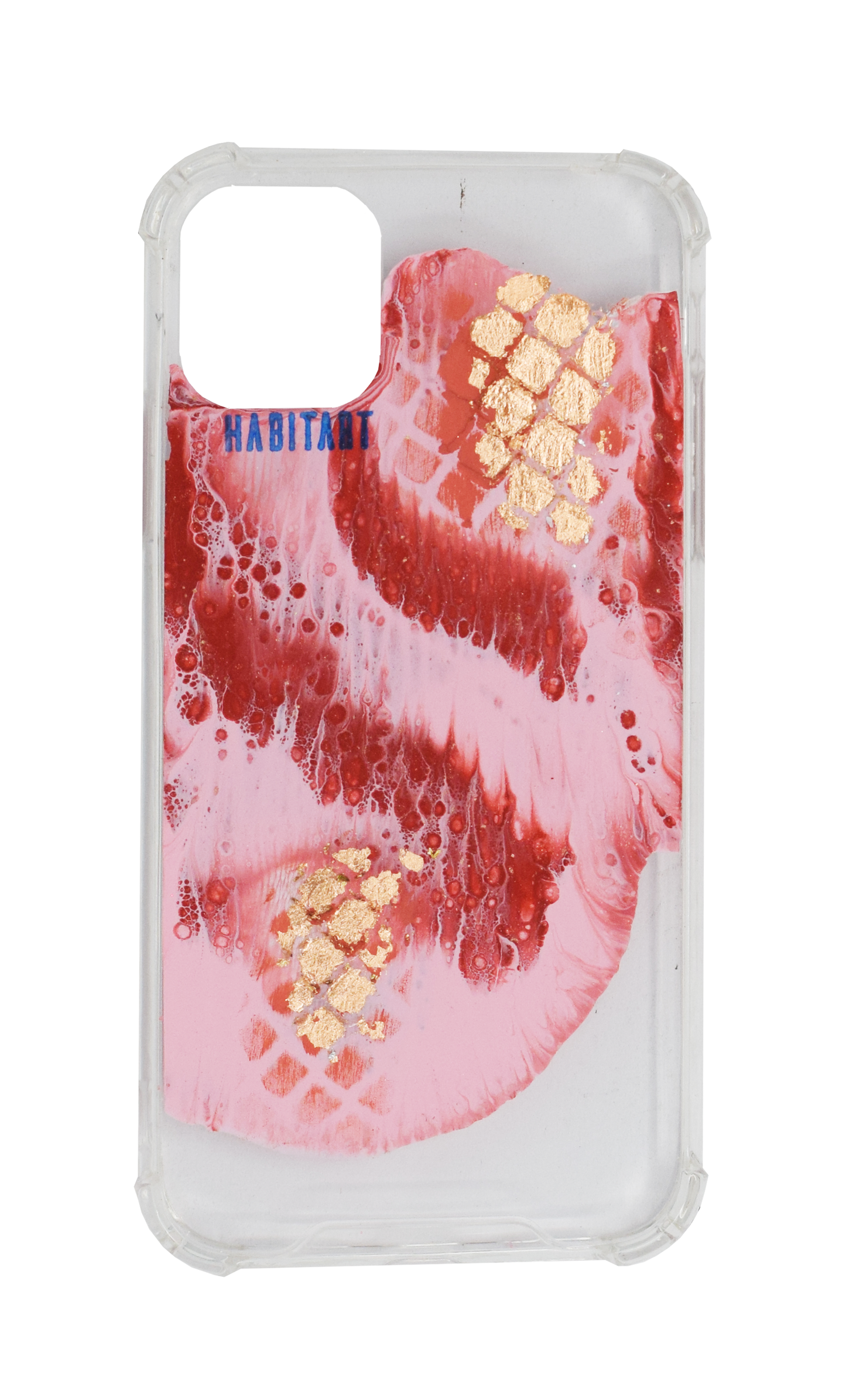 11ProMax Rose Gold Snake + TRANSPARENTE F292