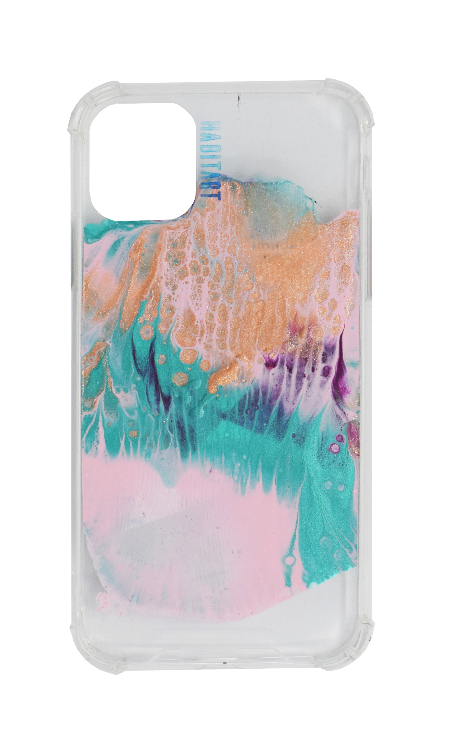 IPhone11 Coral + TRANSPARENTE F318