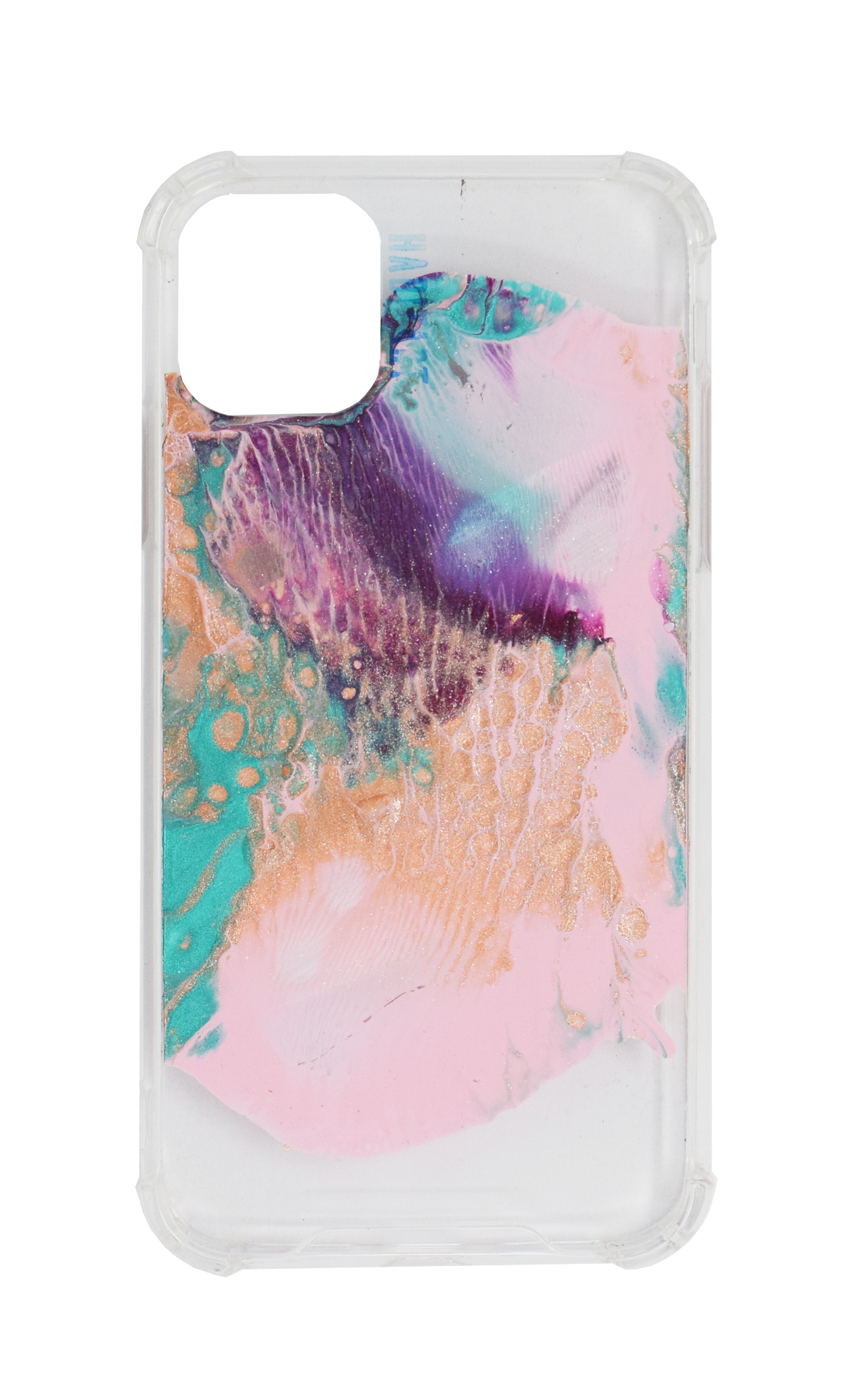 IPhone11 Coral + TRANSPARENTE F319