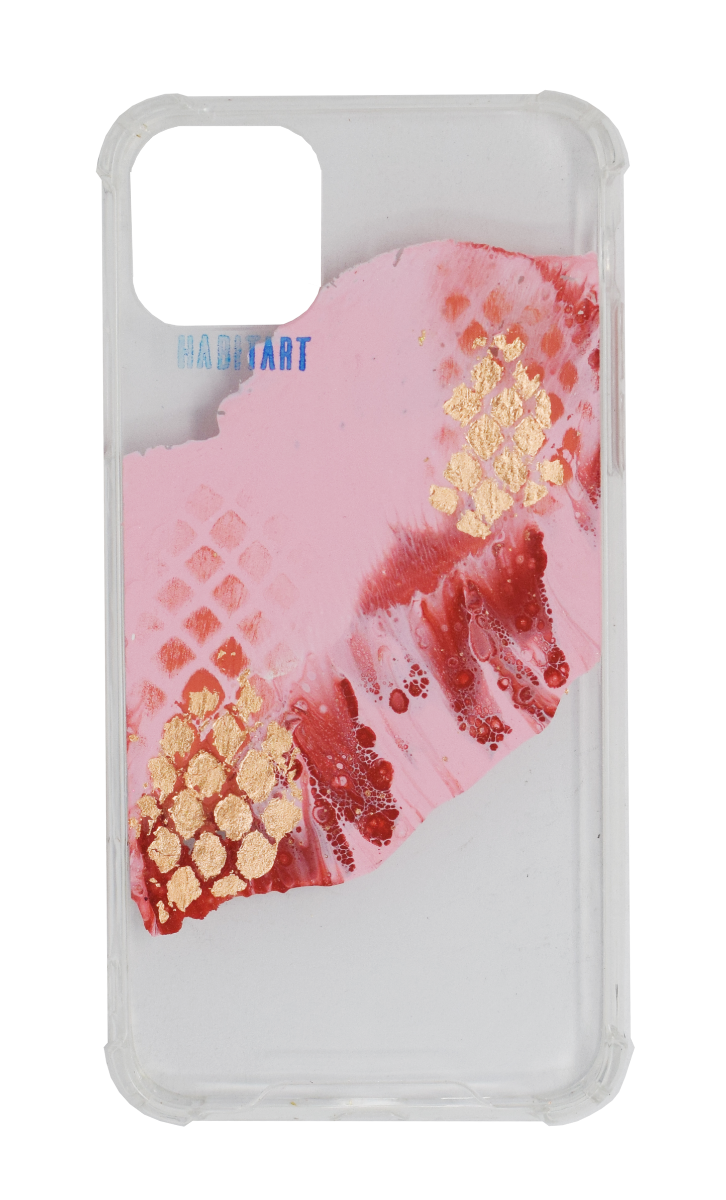 11ProMax Rose Gold Snake + TRANSPARENTE F177