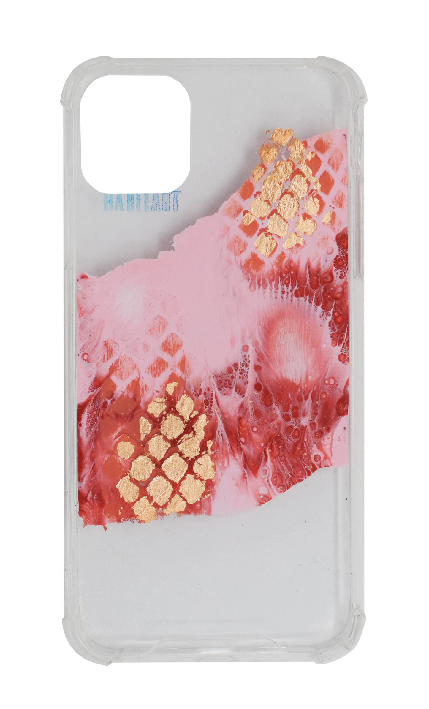 11ProMax Rose Gold Snake + TRANSPARENTE F178