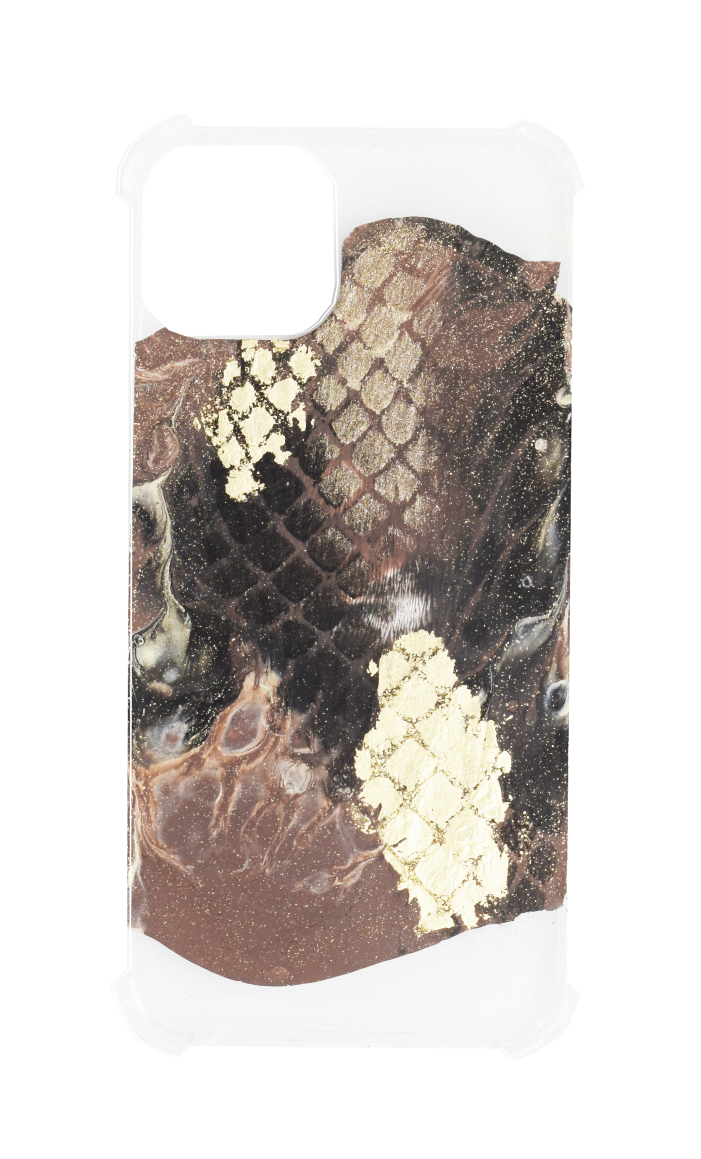 IPhone13 Brown Snake + transparente H07