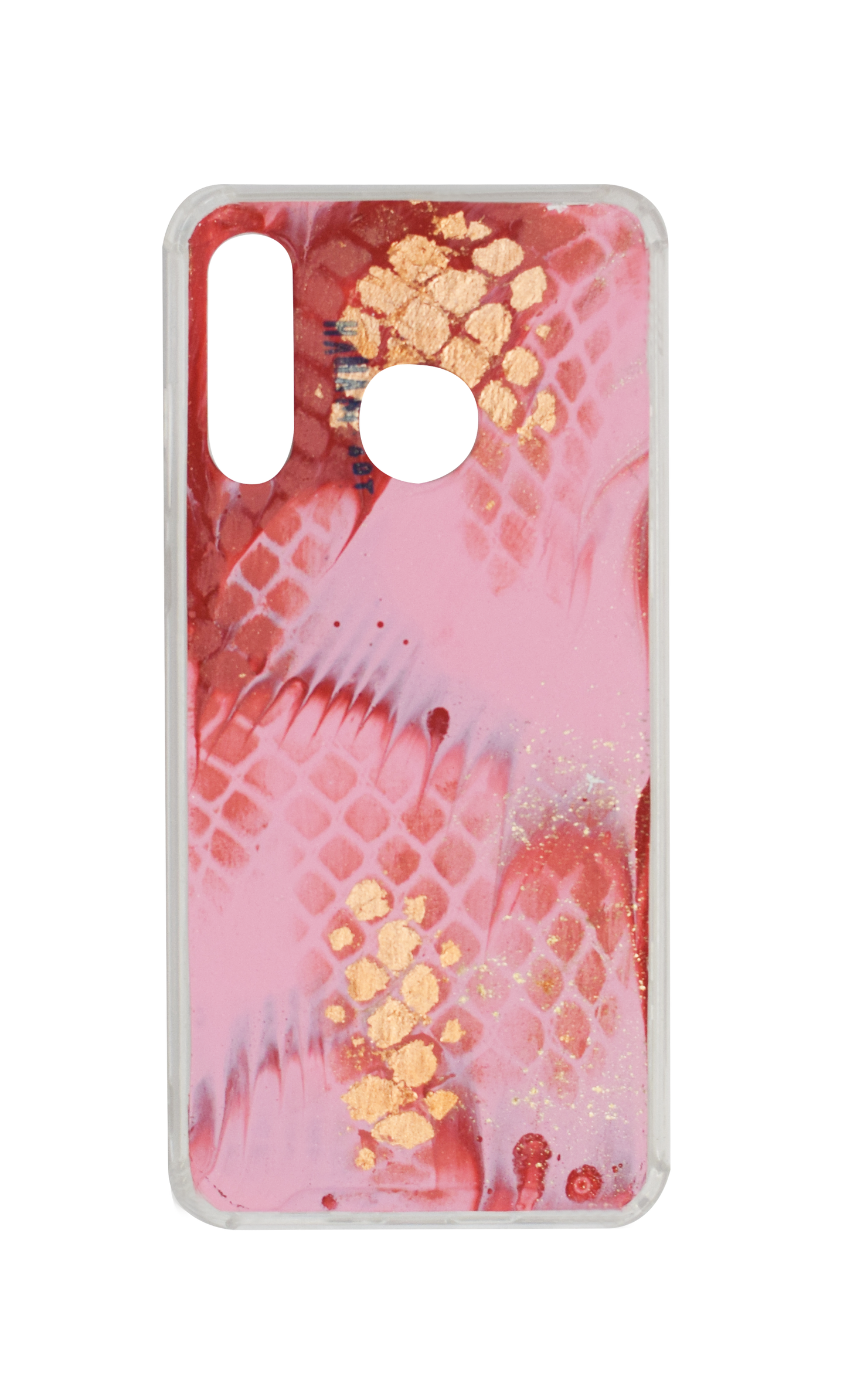 P30lite Rose Gold Snake Print D16