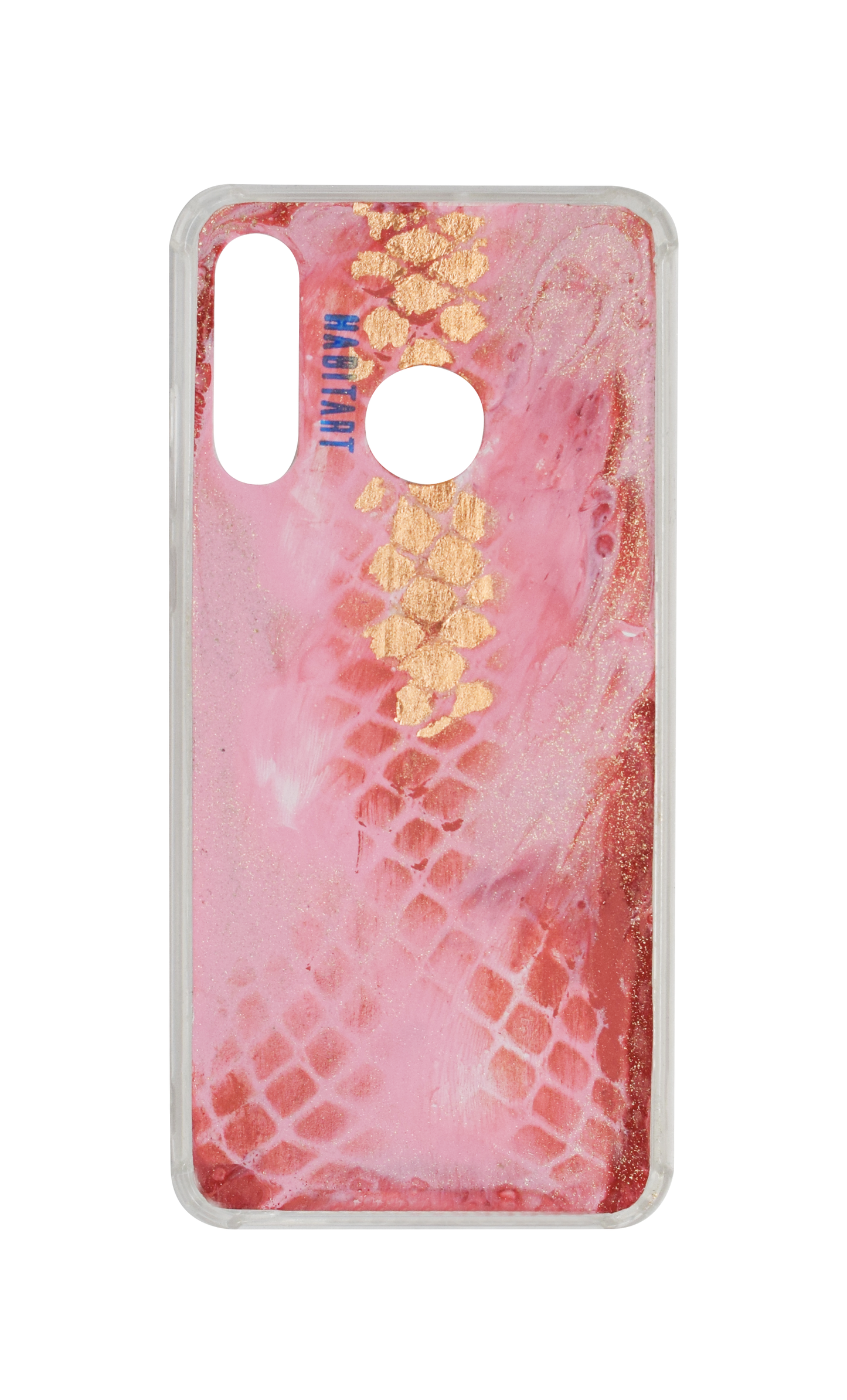 P30lite Rose Gold Snake Print D17