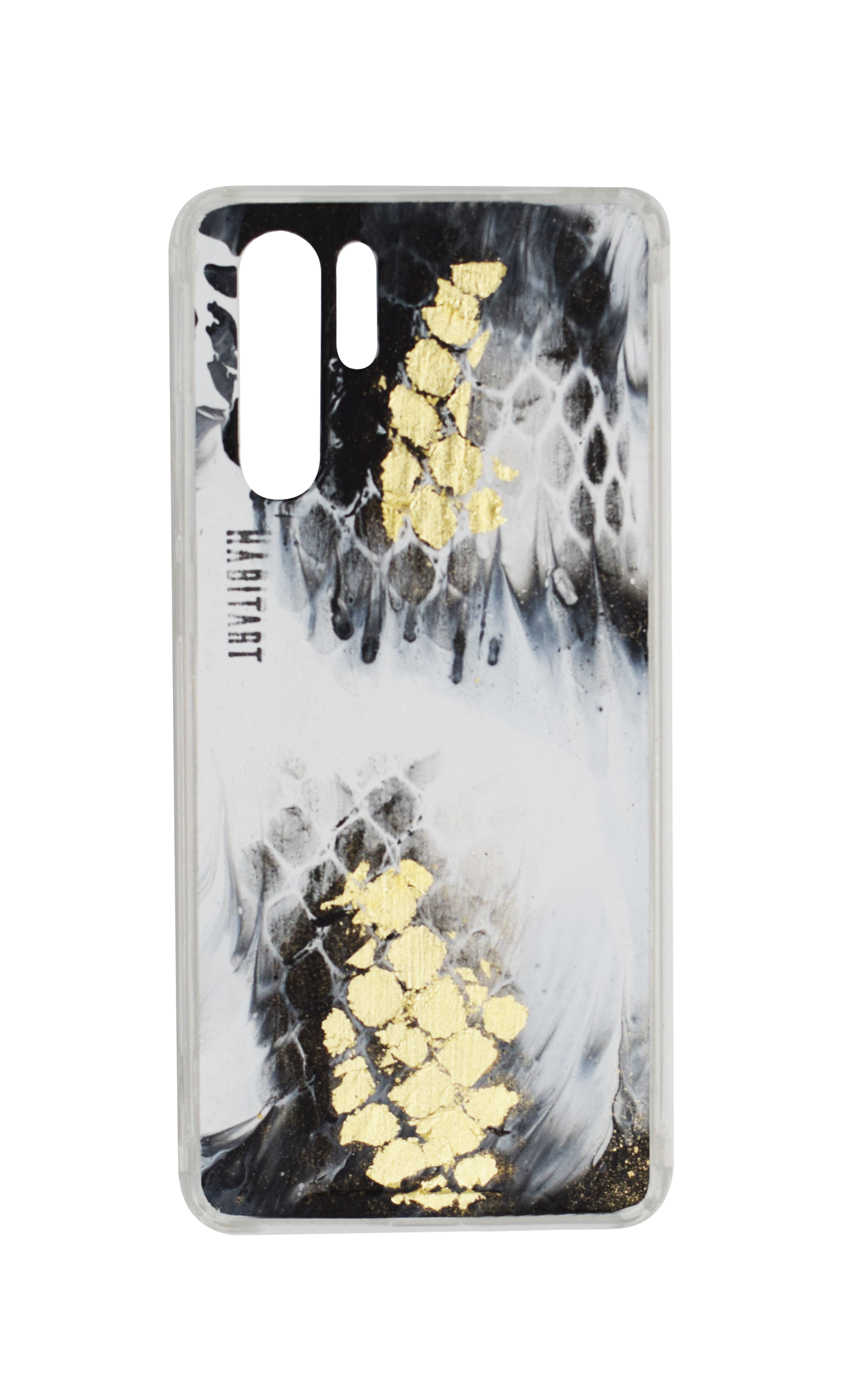 P30pro White Snake Print D341