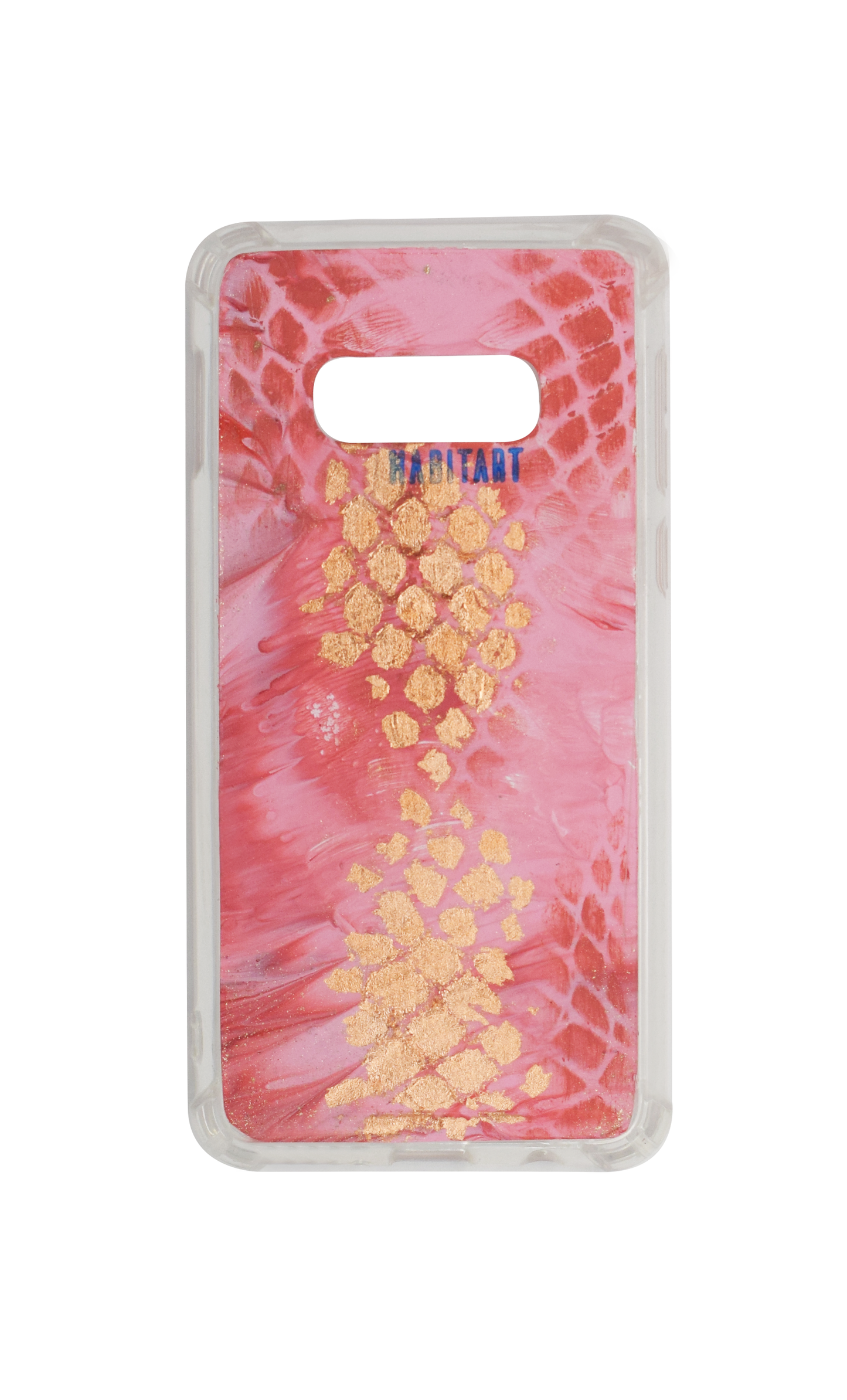 s10e Rose Gold Snake Print D135