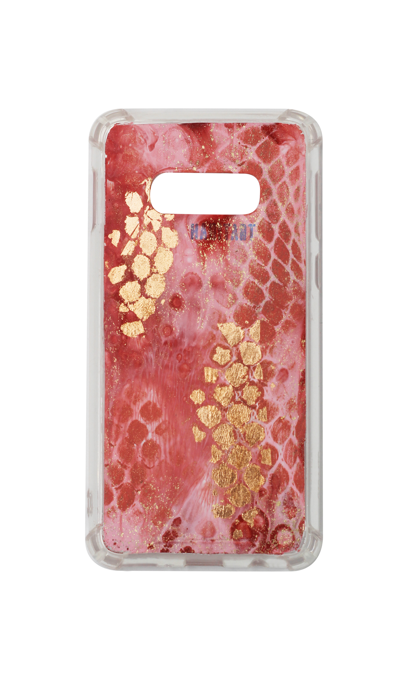 s10e Rose Gold Snake Print c631