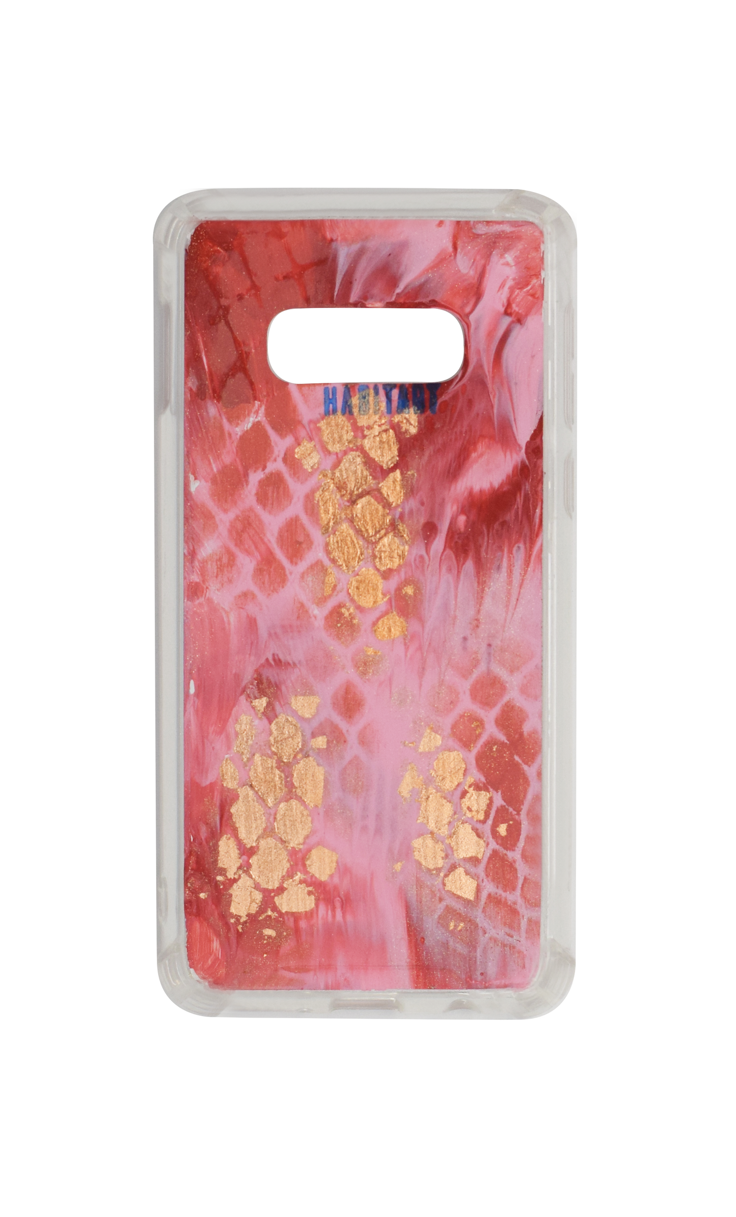 s10e Rose Gold Snake Print D138