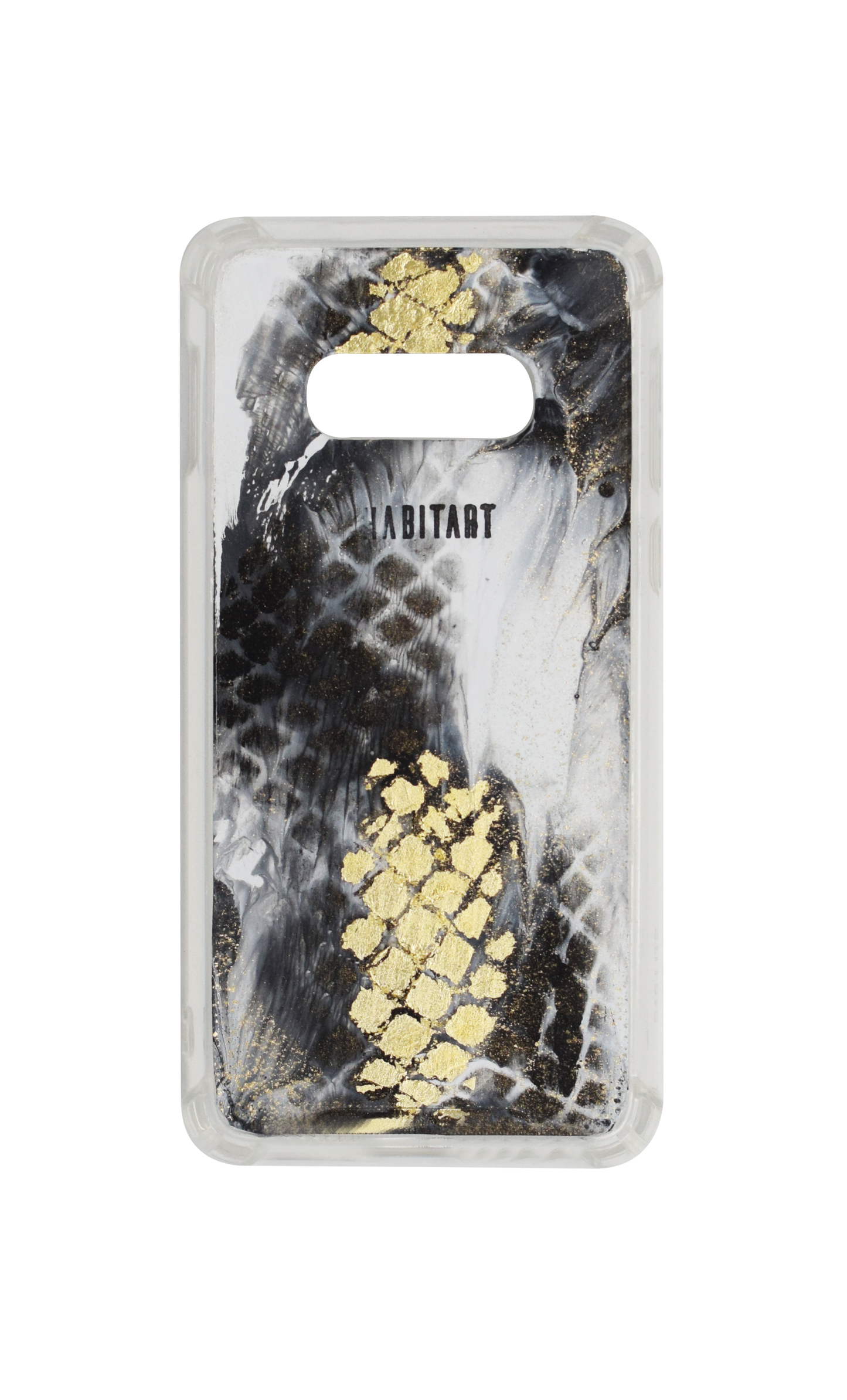 s10e White Snake Print D139