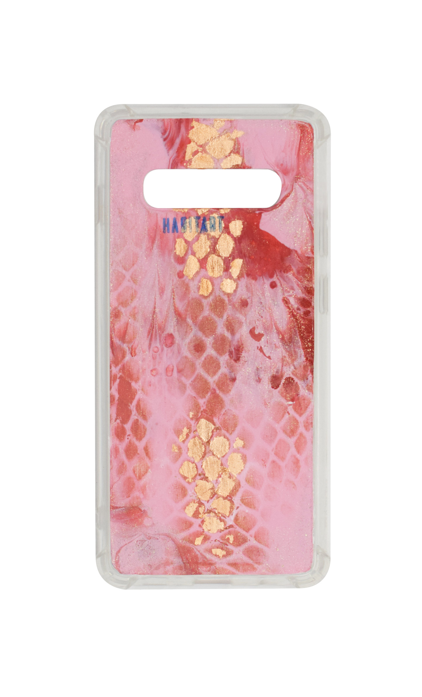 s10+ Rose Gold Snake Print D91