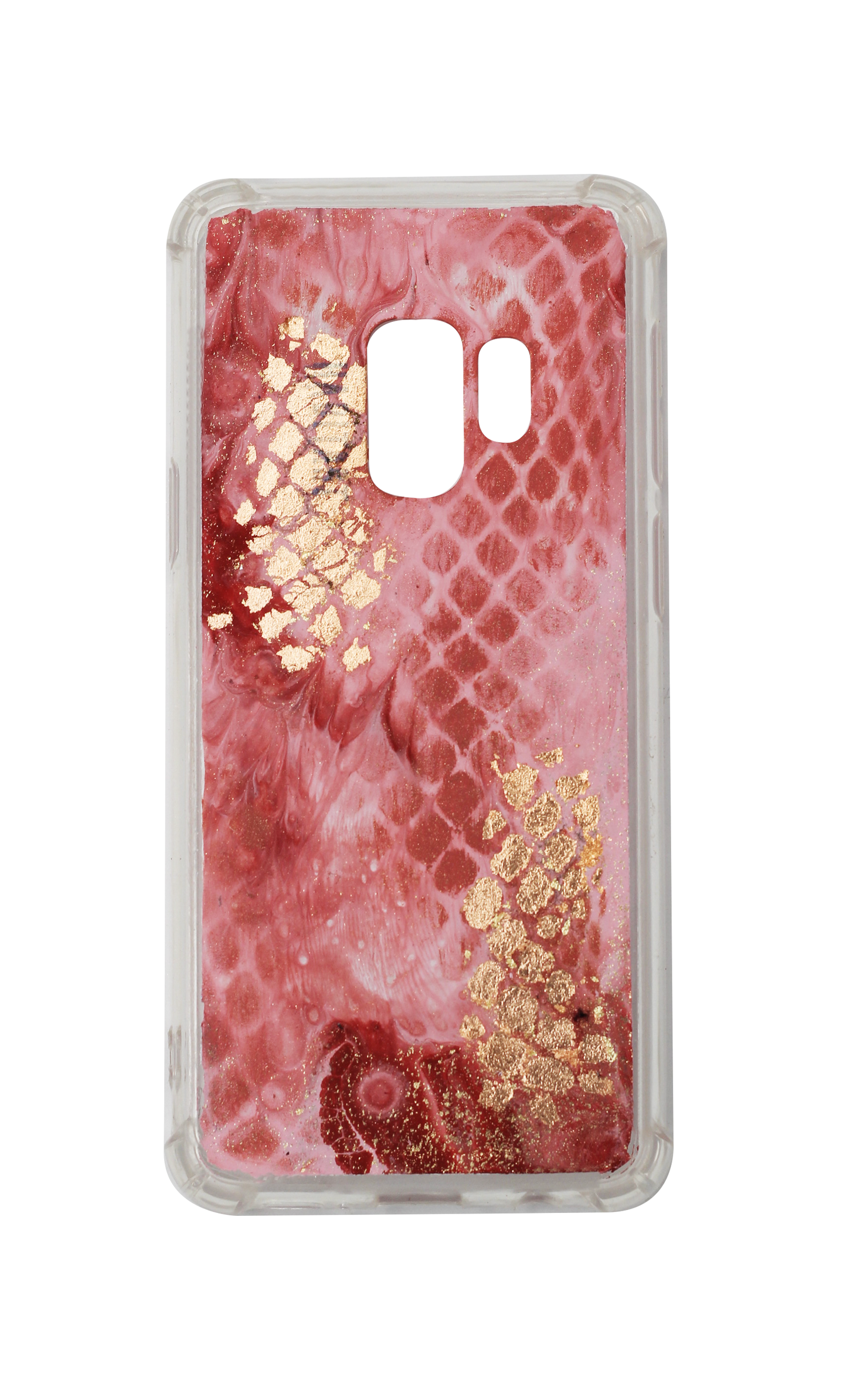 S9 Rose Gold Snake Print c603