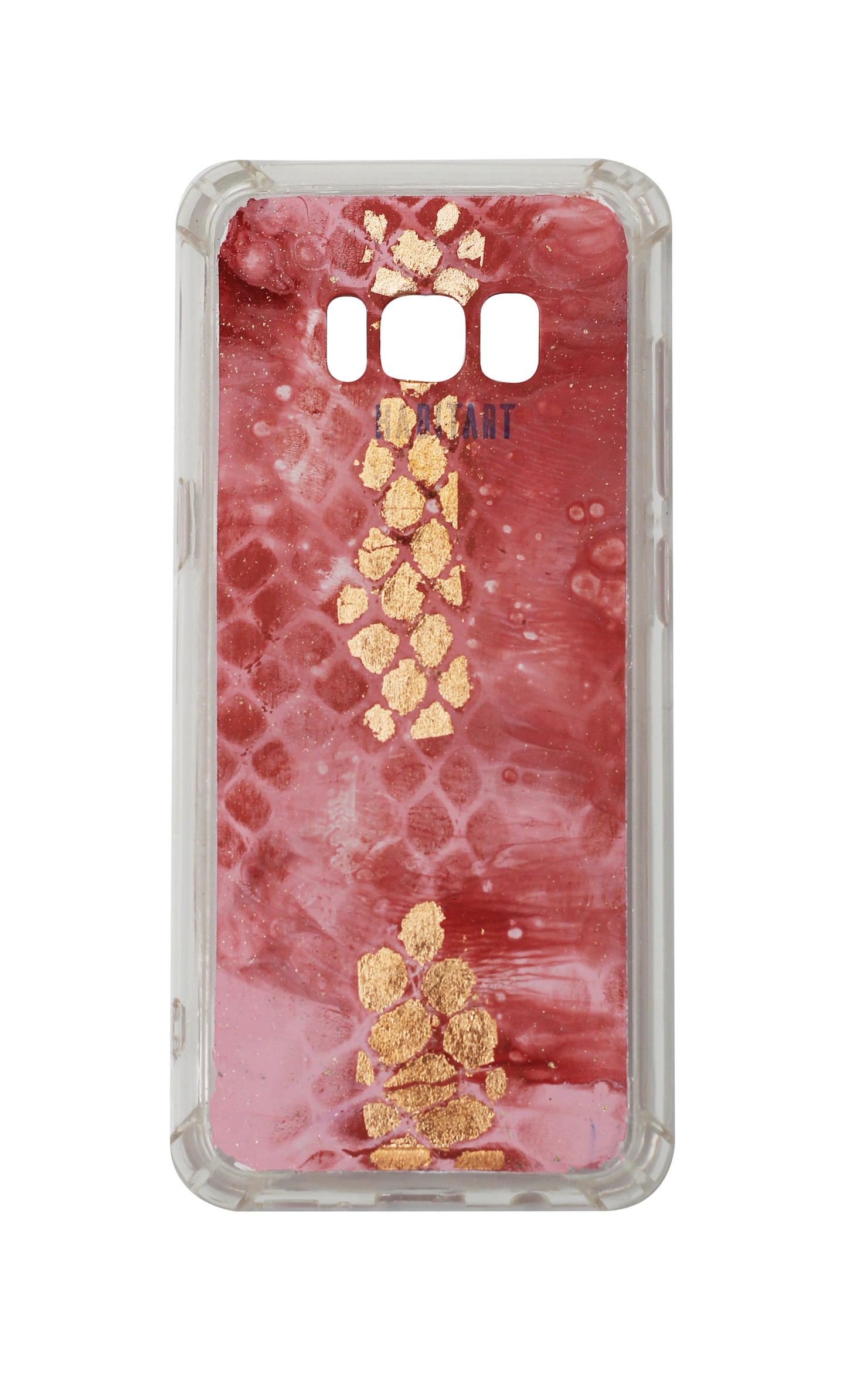 S8 Rose Gold Snake Print c600