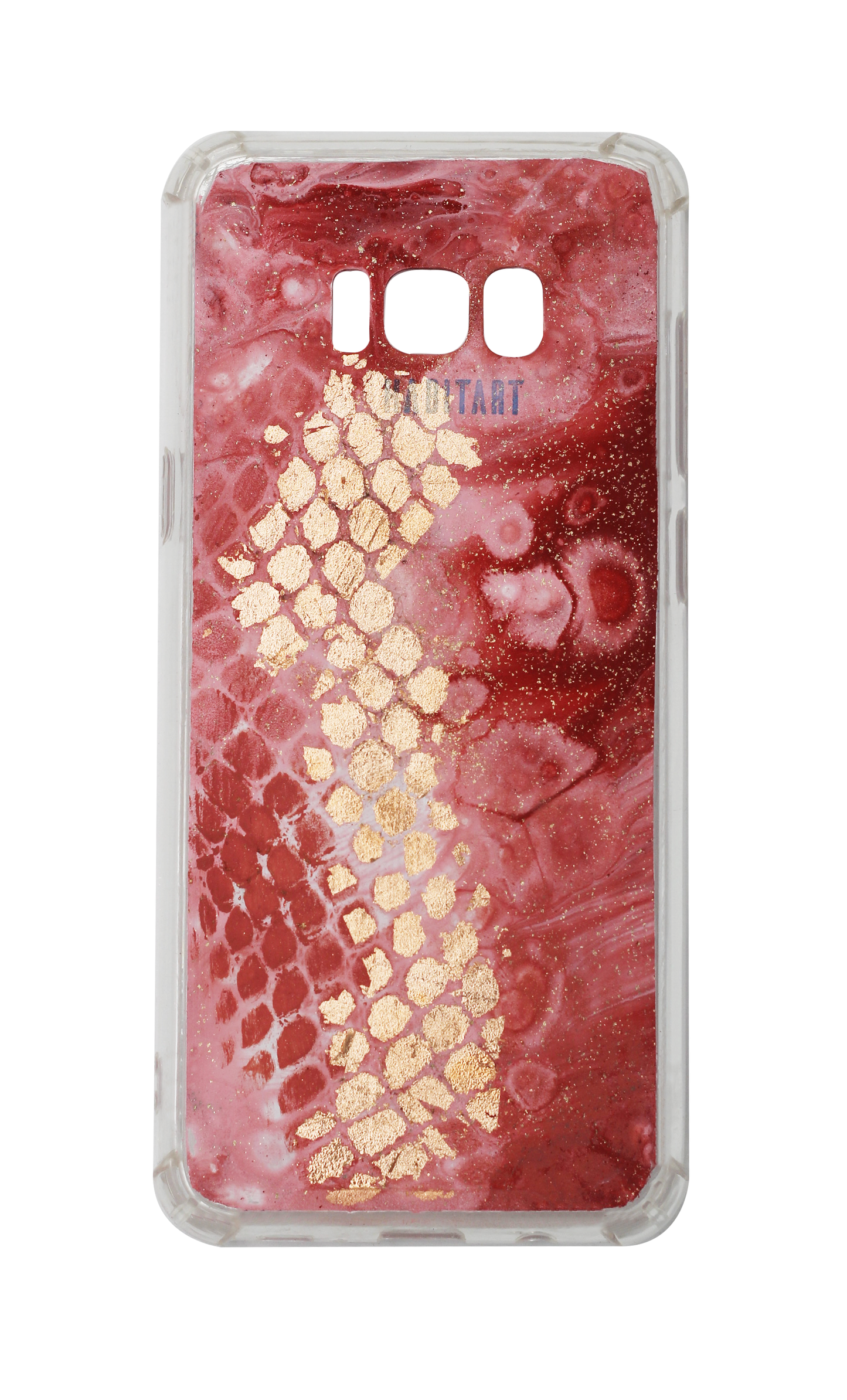 s8+ Rose Gold Snake Print C601