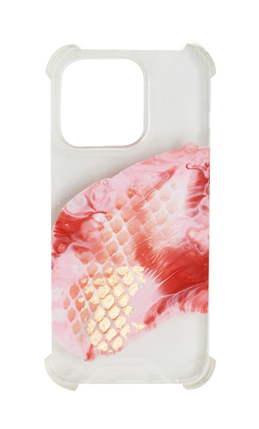 14Pro Rose Gold + transparente FL29