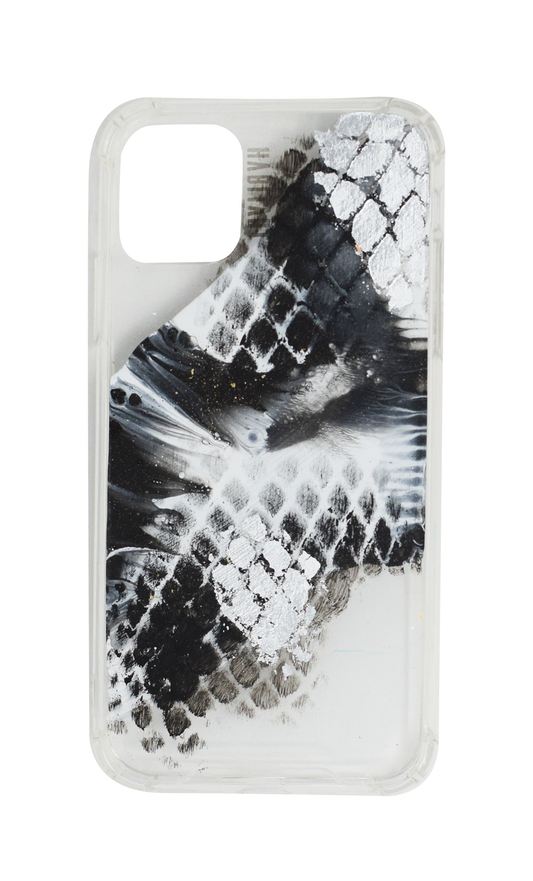 IPhone11 White Snake + TRANSPARENTE E463
