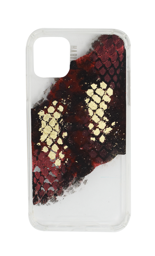 IPhone11 Red Snake + TRANSPARENTE E467