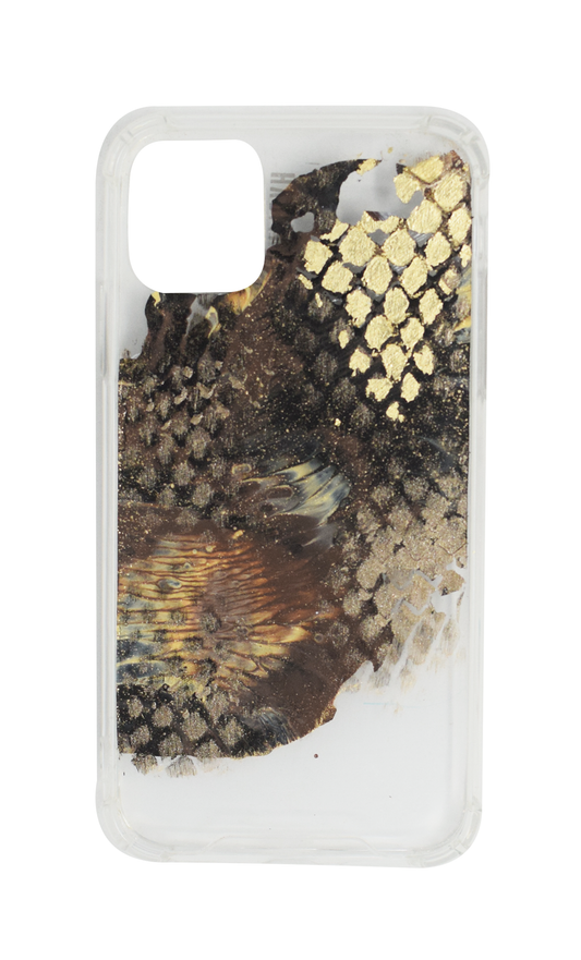IPhone11 Brown Snake + TRANSPARENTE E471