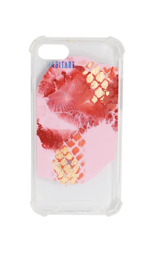 IPhoneSE Rose Gold Snake + TRANSPARENTE F569