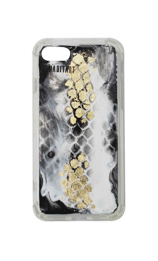 7/8 White Snake Print C661