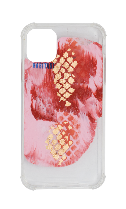 11ProMax Rose Gold Snake + TRANSPARENTE F291