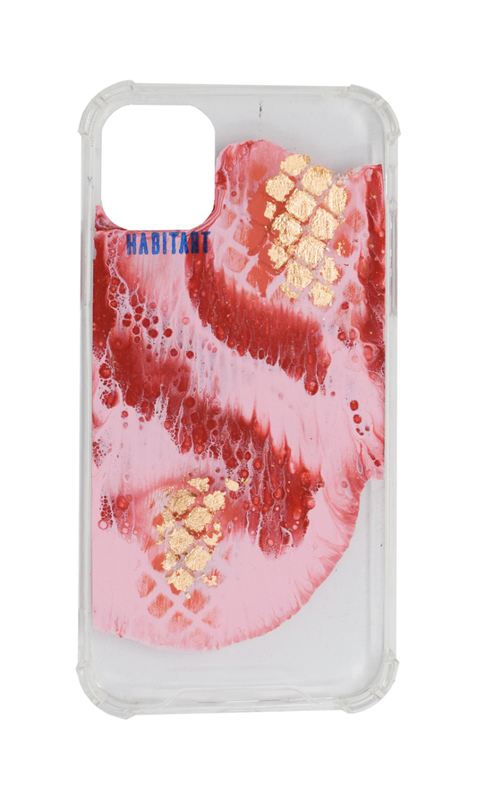 11ProMax Rose Gold Snake + TRANSPARENTE F292