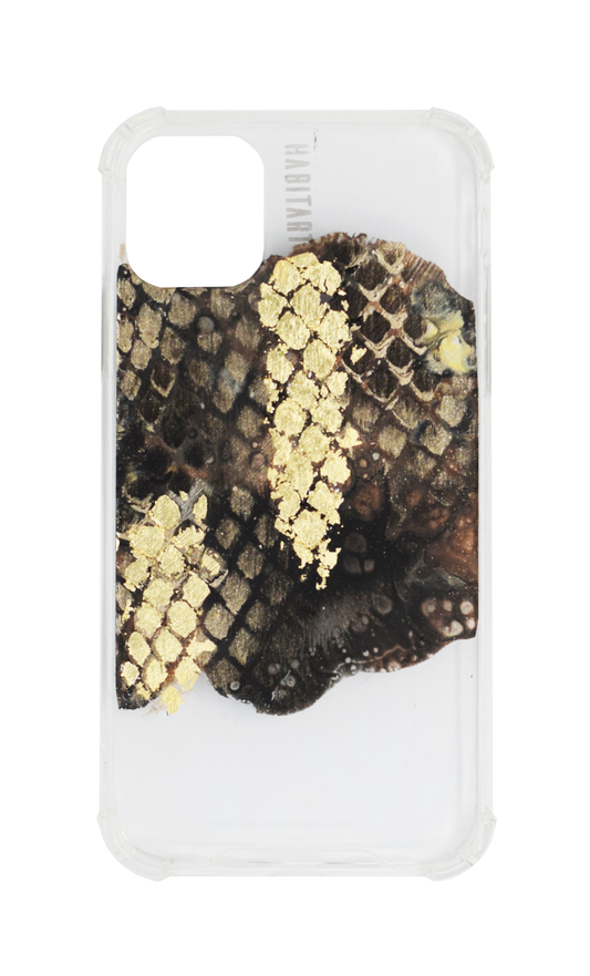 IPhone11 Brown Snake + TRANSPARENTE F309