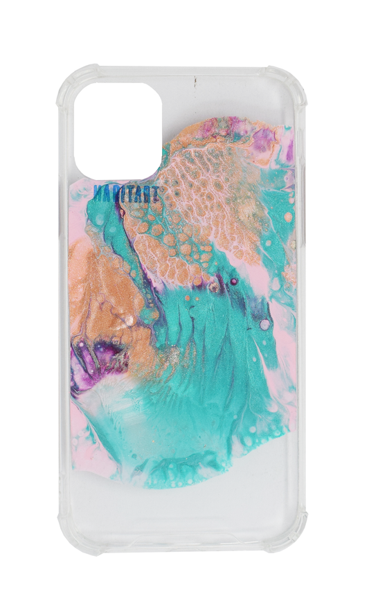IPhone11 Coral + TRANSPARENTE F317