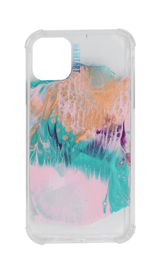 IPhone11 Coral + TRANSPARENTE F318