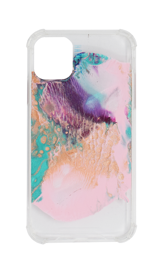 IPhone11 Coral + TRANSPARENTE F319