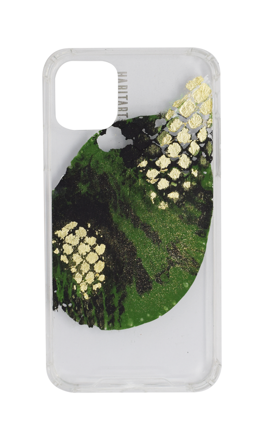 IPhone11 Green Snake + TRANSPARENTE E666