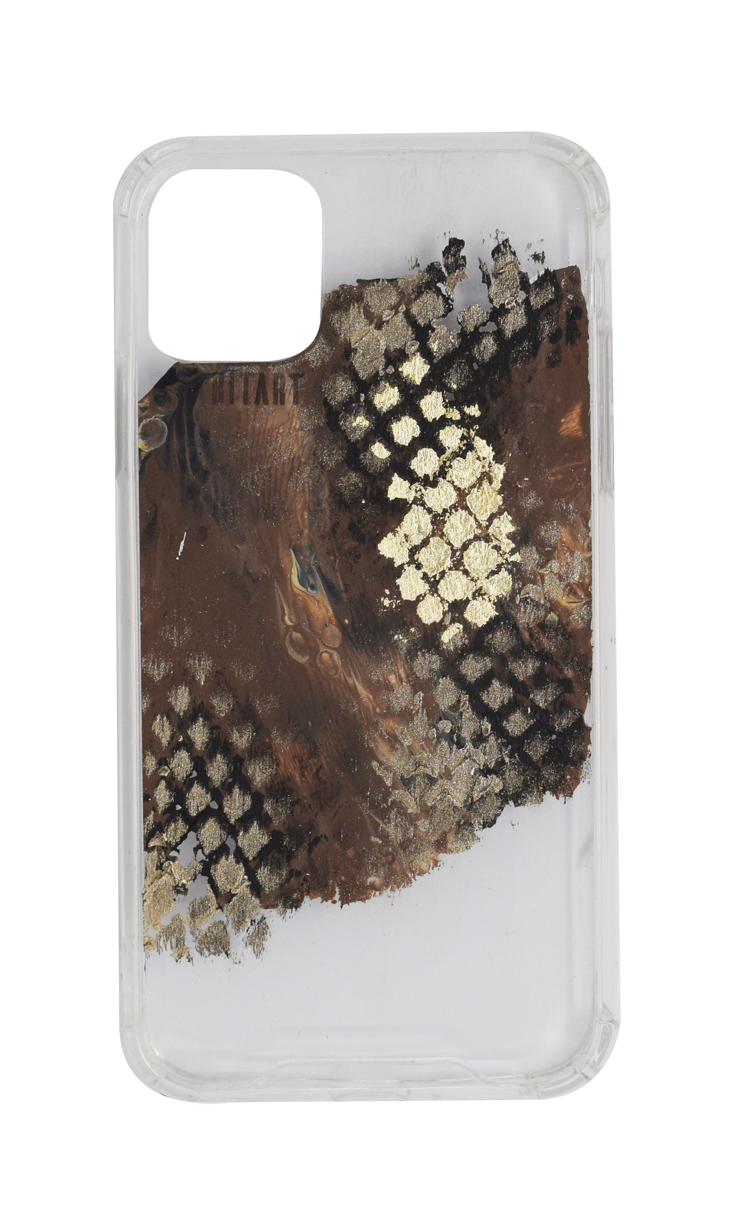 IPhone11 Brown Snake + TRANSPARENTE E669