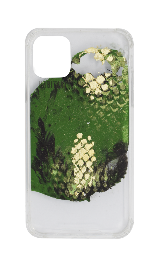 IPhone11 Green Snake + TRANSPARENTE E676