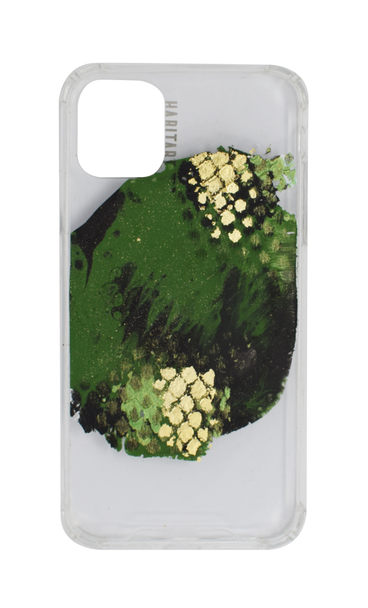 IPhone11 Green Snake + TRANSPARENTE E677