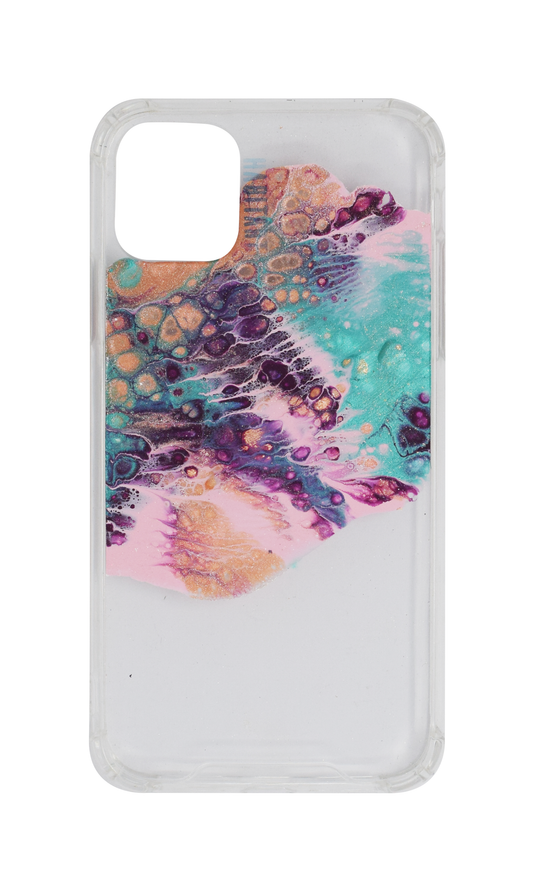 IPhone11 Coral + TRANSPARENTE E694