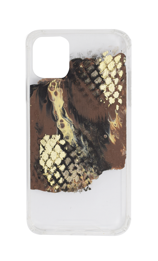 IPhone11 Brown Snake + TRANSPARENTE E662