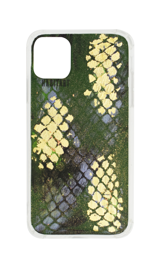 IPhone 11 Green Snake D398