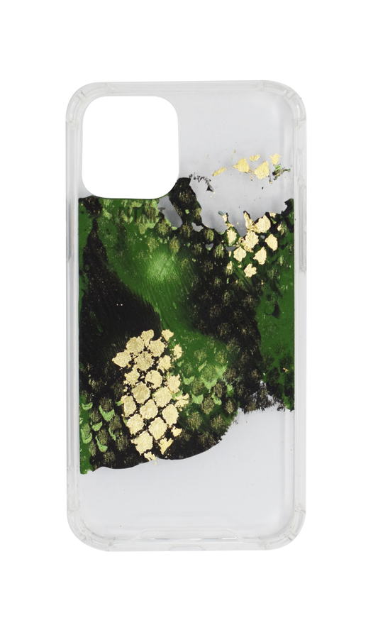 IPhone11Pro Green Snake + TRANSPARENTE E784
