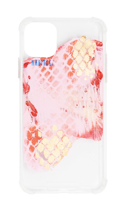 11ProMax Rose Gold Snake + TRANSPARENTE F801