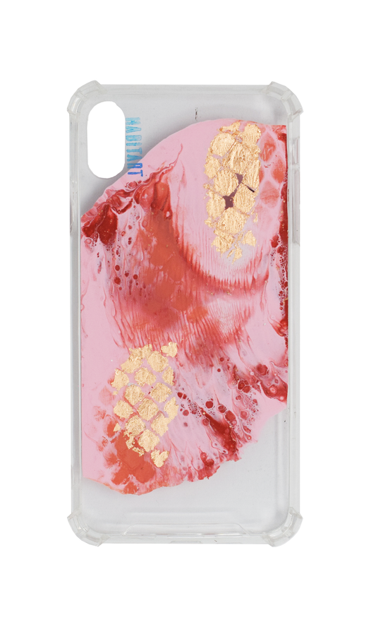 XsMax Rose Gold Snake + TRANSPARENTE F247