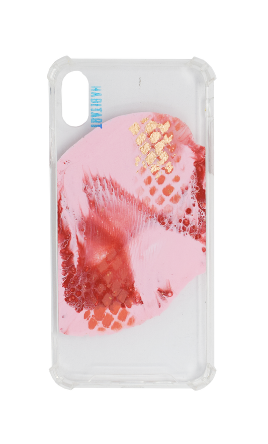 XsMax Rose Gold Snake + TRANSPARENTE F249