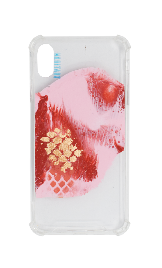 XsMax Rose Gold Snake + TRANSPARENTE F252