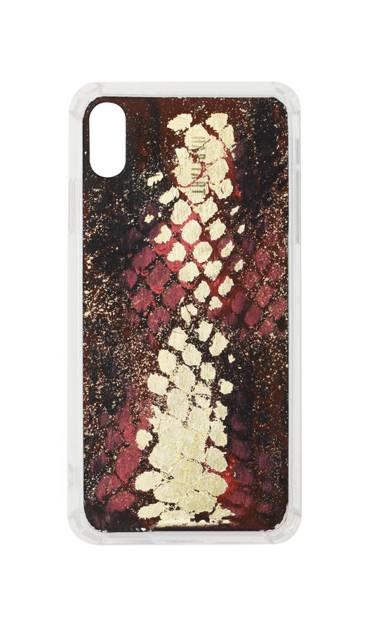 Max Red Snake Print C833