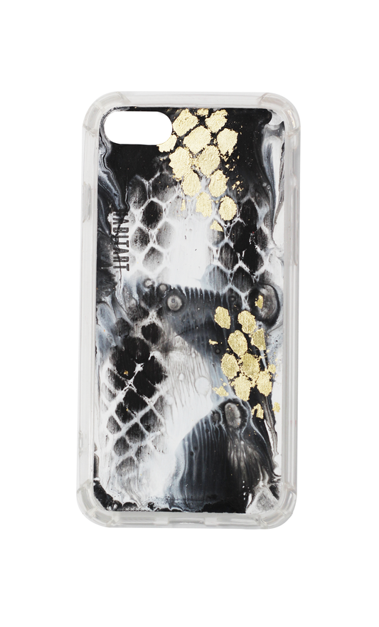 7/8 White Snake Print C678