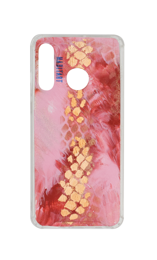 P30lite Rose Gold Snake Print D14