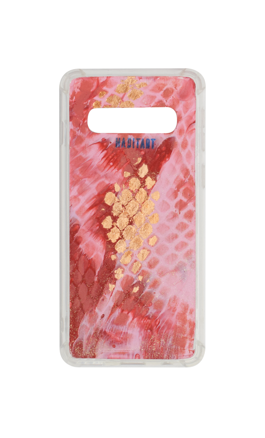 s10 Rose Gold Snake Print D48